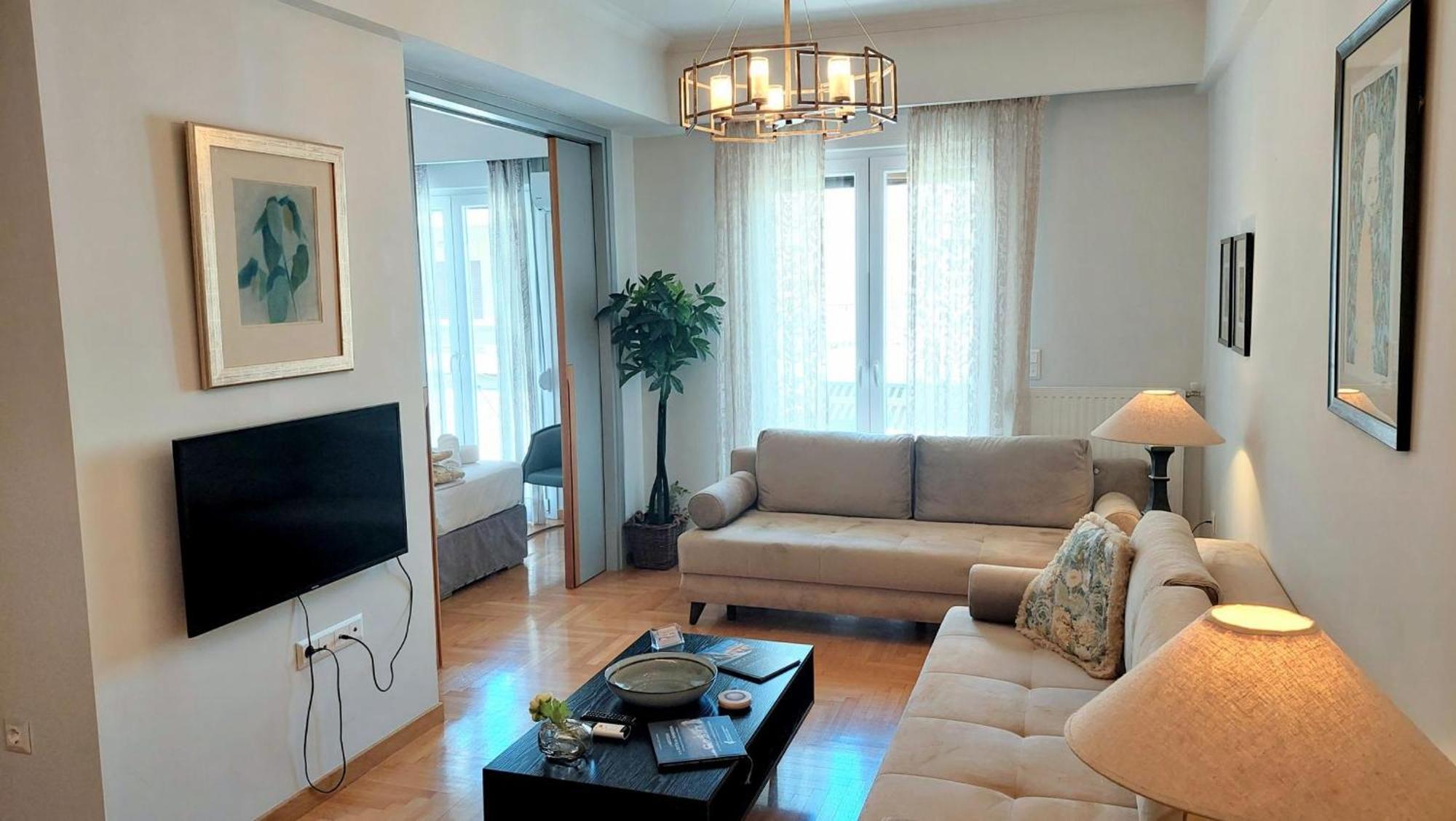 Elegant Apartment In Acropolis Athen Exterior foto