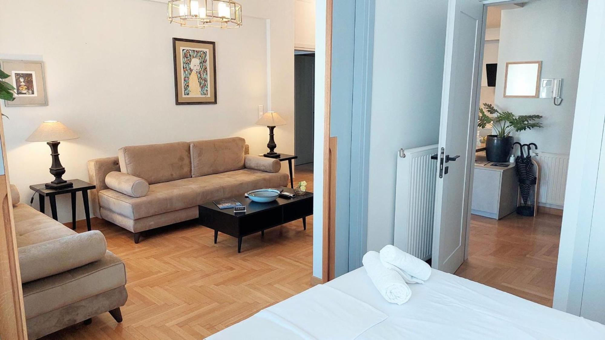 Elegant Apartment In Acropolis Athen Exterior foto