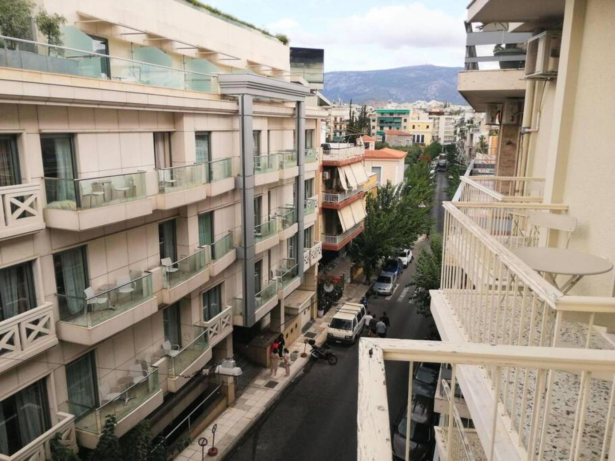 Elegant Apartment In Acropolis Athen Exterior foto