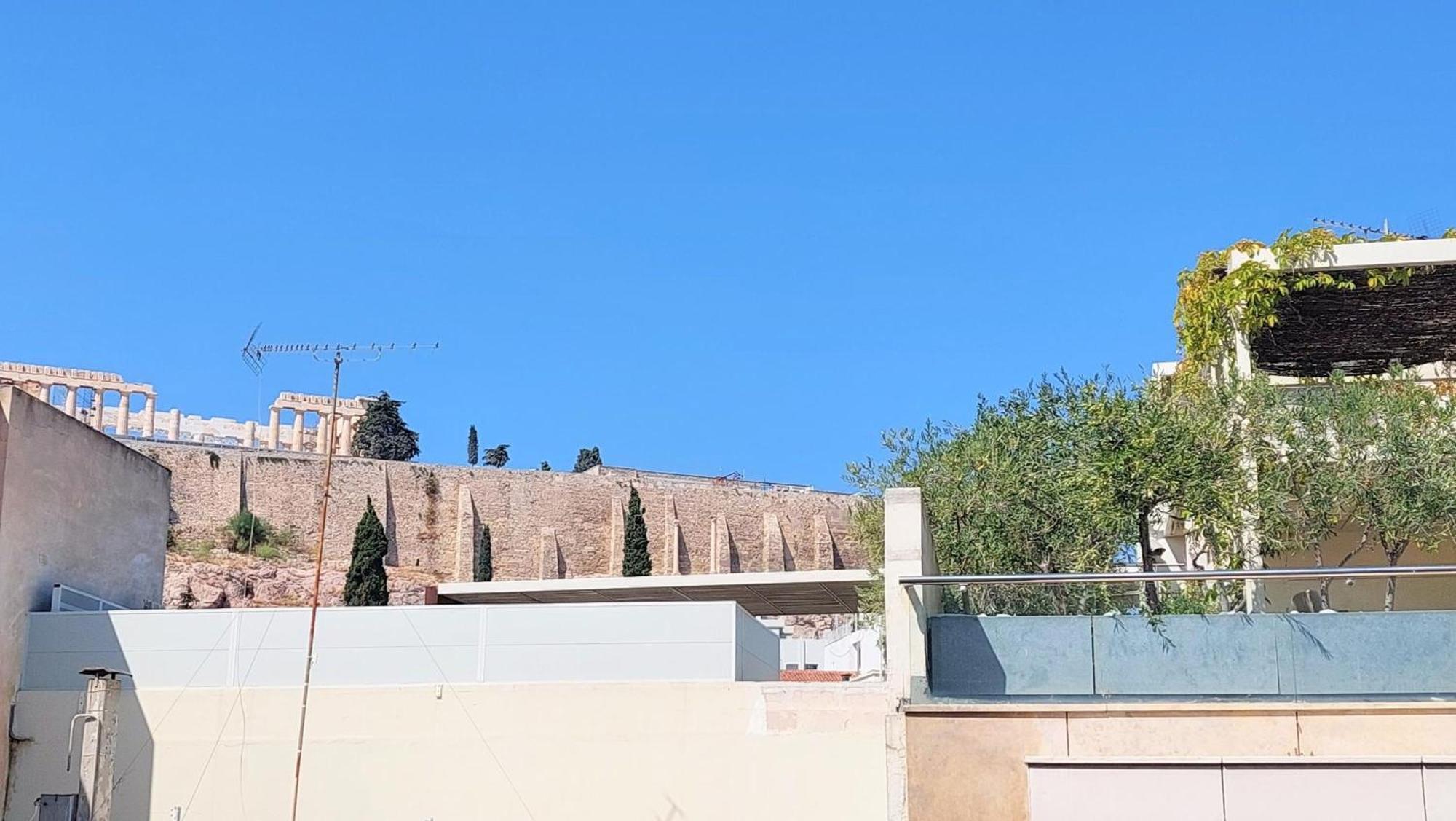 Elegant Apartment In Acropolis Athen Exterior foto